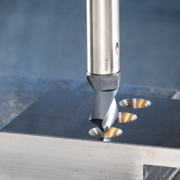 Fig. 3 – Multi-Master heads facilitate both spot drilling and chamfering.